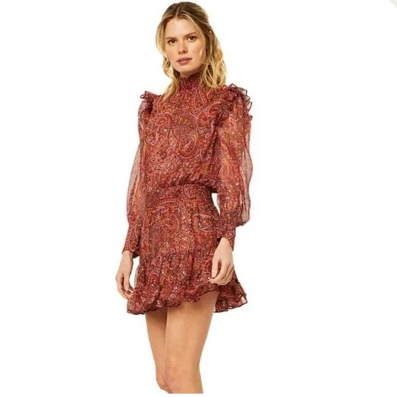 Misa Los Angeles Gianna Paisley Mini Dress - Picture 4 of 13
